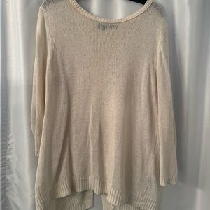 360 Sweater Cream Women's Crew Neck